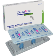 Danafil 50 mg Tablet 10's Strip image