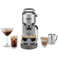 De'Longhi EC890.M Traditional Dedica Duo Barista Pump Espresso and Cold Brew Coffee Machine with My LatteArt Steam Wand image