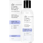 Deconstruct Salicylic Acid Oil Control Face Wash 0.5 percent Salicylic Acid plus 1 percent Niacinamide 100 ml -526036884 image