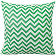 Decorative Cushion Cover, Green And White 20x20 Inch Set of 5 image
