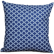 Decorative Cushion Cover, Navy Blue 14x14 Inch image