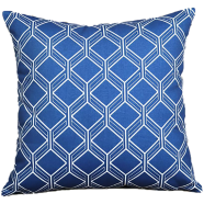 Decorative Cushion Cover, Navy Blue 22x22 Inch image