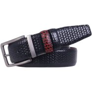 Deen Reversible Leather Belt with Moving Buckle image