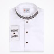 Deen White Embroidered Panjabi 11 image