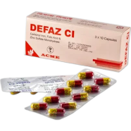 Defaz Ci 50 Mg, 0.50 Mg, 61.80 Mg Capsule 10's Strip image