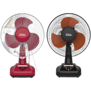 Defender EM-KN2912 12 Inch Rechargeable Table Fan with LED Light and USB Output – 3 Speed Portable AC/DC Fan with 6V 4.5Ah Battery image