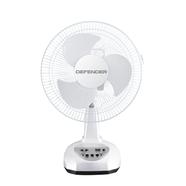 Defender HM-2912 Rechargeable AC/DC Table Fan (12 inch) (Any Color) image