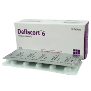 Deflacort 6 mg Tablet 10's strip image