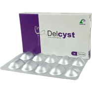 Delcyst 500 mg Capsule 10's strip image
