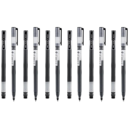 Deli Gel Pen Black Ink 0.5mm 12.Pcs image