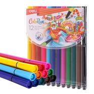 Deli 12 PVC Bag Colorun Watercolor Pen image