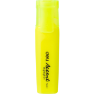 Deli Accent Highlighter Yellow 1Pcs - ES621