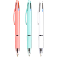 Deli Ball Point Pen Four Colors Macaron 1Pc image