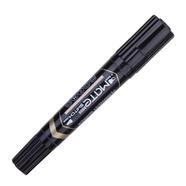 Deli Dual Tip Jumbo Permanent Marker Black - 1 Pcs image