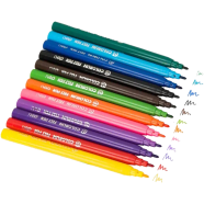 Deli Washable 12 Color Felt Pen image