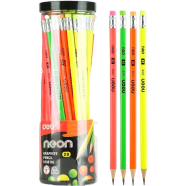 Deli Neon Graphite Pencil 2B 50 Pcs image