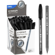 Deli EVERY 0.7mm Ball Point Pen Black Ink 10Pcs image