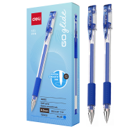 Deli Gel Pen Blue 0.5 mm 12 Pcs image