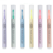 Deli Highlighter S731 Fluorescent marker pen- 6pcs image
