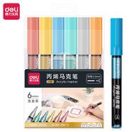 Deli Metalic Acylic Marker 6 Pcs Set - S581 icon