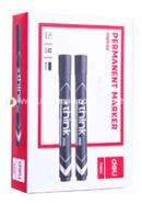 Deli Permanent Marker (Black;1 box=12 pcs) image