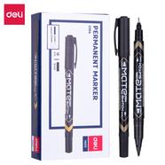 Deli Permanent Marker - 12 Pcs image