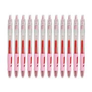 Deli Aris Gel Pen 0.5mm Red 12 Pcs image