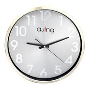 Ajina Deluxe Wall Clock Round W/O Digit - Golden image