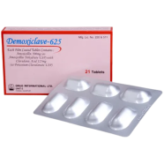Demoxiclave 625mg Tablet 7's Strip image