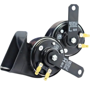 Denso High Performance Electric Snail Horn 1 Pair For Motorcycle And Car 350 Hz 12V 70Mm Diameter icon