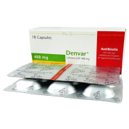 Denvar 400 mg Capsule 6's strip image
