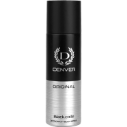 Denver Black Code Deodorant Body Spray Long Lasting Men 50ml image