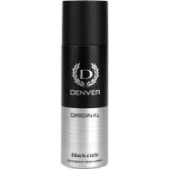 Denver Black Code Deodorant Body Spray Long Lasting Men 50ml image