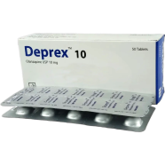 Deprex 10 mg Tablet 10's Strip image