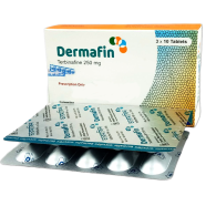 Dermafin 250 mg Tablet 10's strip image
