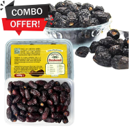 Deshanol Ajwa And Safawi Premium Dates (500 Plus 500) gm Combo Pack image