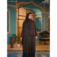 Glam Touch Designer Karchupi Cape Black image