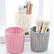 Desktop Cylinder Pen Holder with Multifunctional Storage image