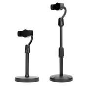 Desktop Mobile Phone Holder Stand 360 Rotate For Live Streaming Shoot Youtube Tiktok Video Round Base Smartphone image