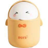 Desktop Trash Can Large Capacity Adorable Appearance Compact Size Funny Cartoon Garbage Container Waste Basket icon