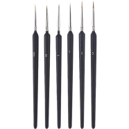 Detail Fine Tip Paint Brushes Set With Ergonomic Handle Suitable For Acrylic Painting image
