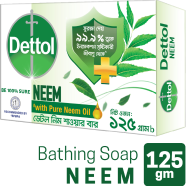 Dettol Soap Neem Bathing Bar Soap 125 gm image