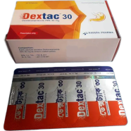 Dextac 30 Mg Capsule 10's Strip image