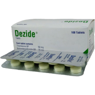 Dezide 50 mg Plus 25 mg - 10's Strip Tablet image