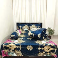 Diamond Touch Premium Twill Cotton Comforter Set 5 Pcs image