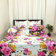 Diamond Touch Premium Twill Cotton Comforter Set 5 Pcs image