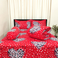 Diamond Touch Premium Twill Cotton Comforter Set 5 Pcs image