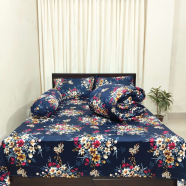 Diamond Touch Premium Twill Cotton Comforter Set 5 Pcs image