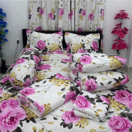 Diamond Touch Premium Twill Cotton Comforter Set 5 Pcs image