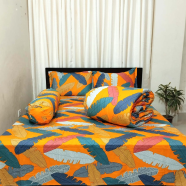 Diamond Touch Premium Twill Cotton Comforter Set 5 Pcs image